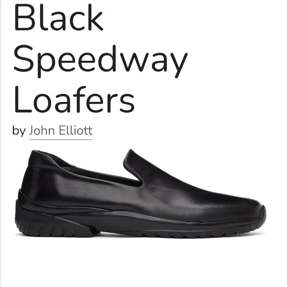 John Elliott Leather Shoes NIB size 11 (44)